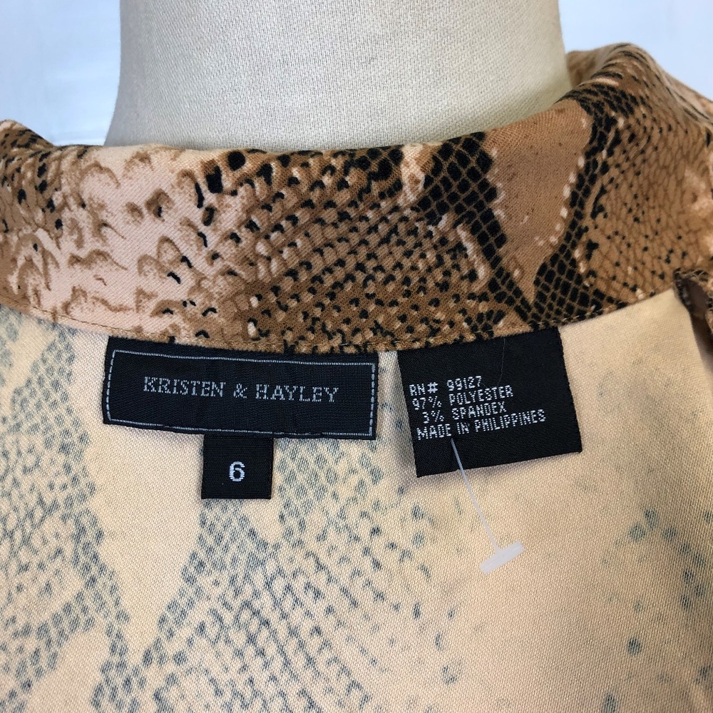 Snake Pattern Vest Top - Picture 4 of 4